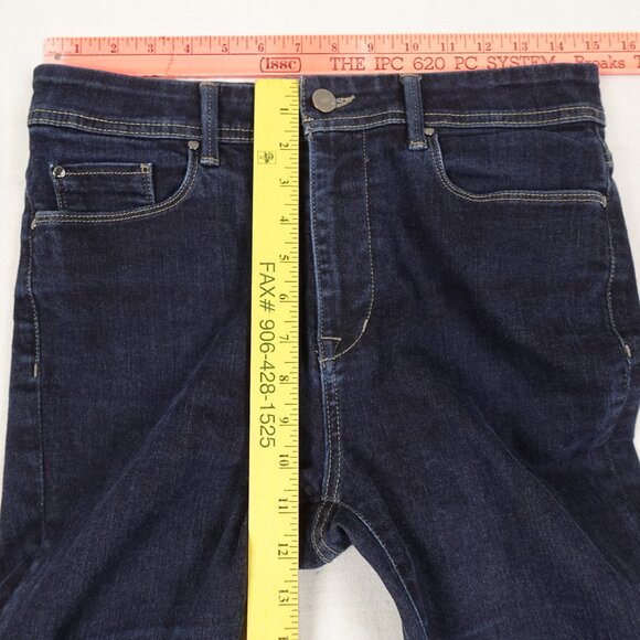 FIDELITY Sierra High Rise Slim Boot Jeans Women's 29 Stretch Denim Made in USA - Picture 11 of 13